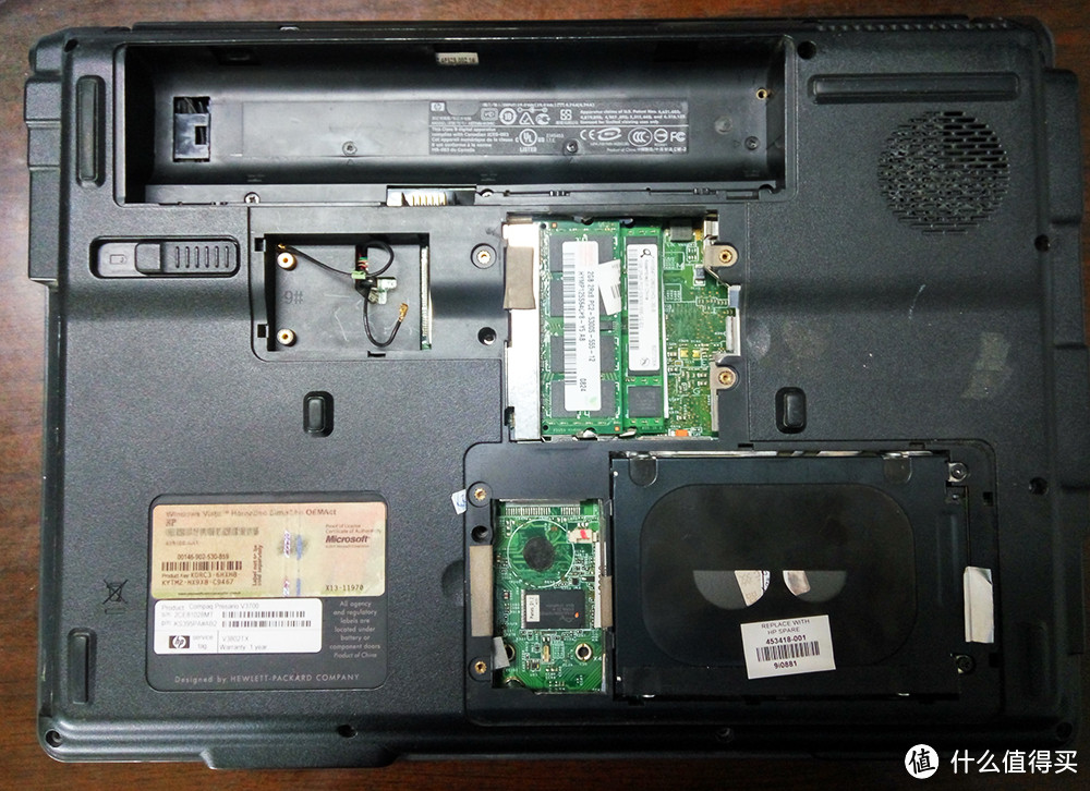 hp compaq presario v3700低性价比折腾：简单升级和改善散热