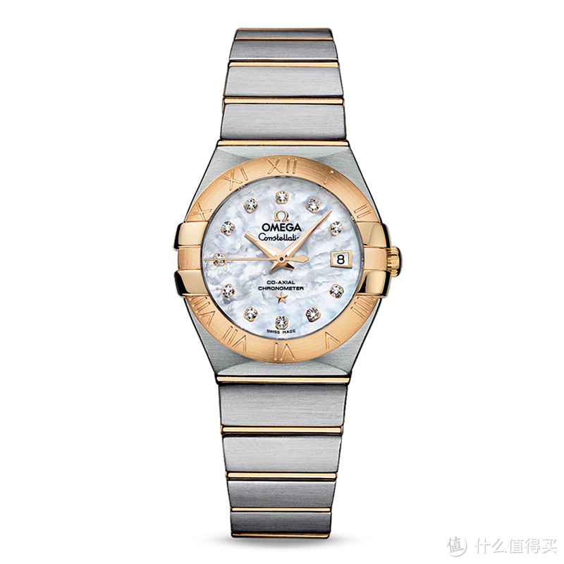 #本站首晒# 如若初见~OMEGA 欧米茄 星座同轴 123.20.27.20.55.003 女款机械表