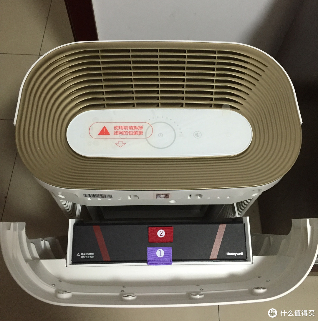 #本站首晒# 广阔空间，大有作为：Honeywell 霍尼韦尔 KJ450F-PAC1022W Air Touch-p 空气净化器 体验