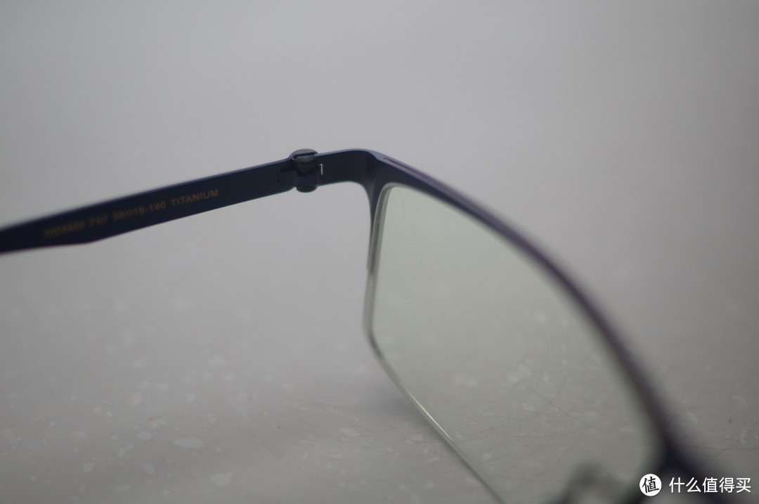 第一次网络配镜经历 — HAN 汉代 2016新款纯钛超轻半框商务款防蓝光近视眼镜框