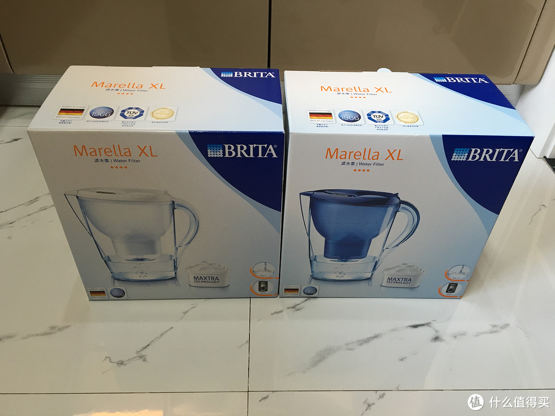 BRITA 碧然德 滤水壶：实际对比国产与进口金典系列Marella XL 3.5L