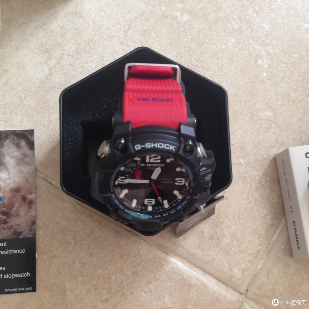 #本站首晒# 电波泥王的风骚 — CASIO G-SHOCK 新品 GWG-1000RD 电波表