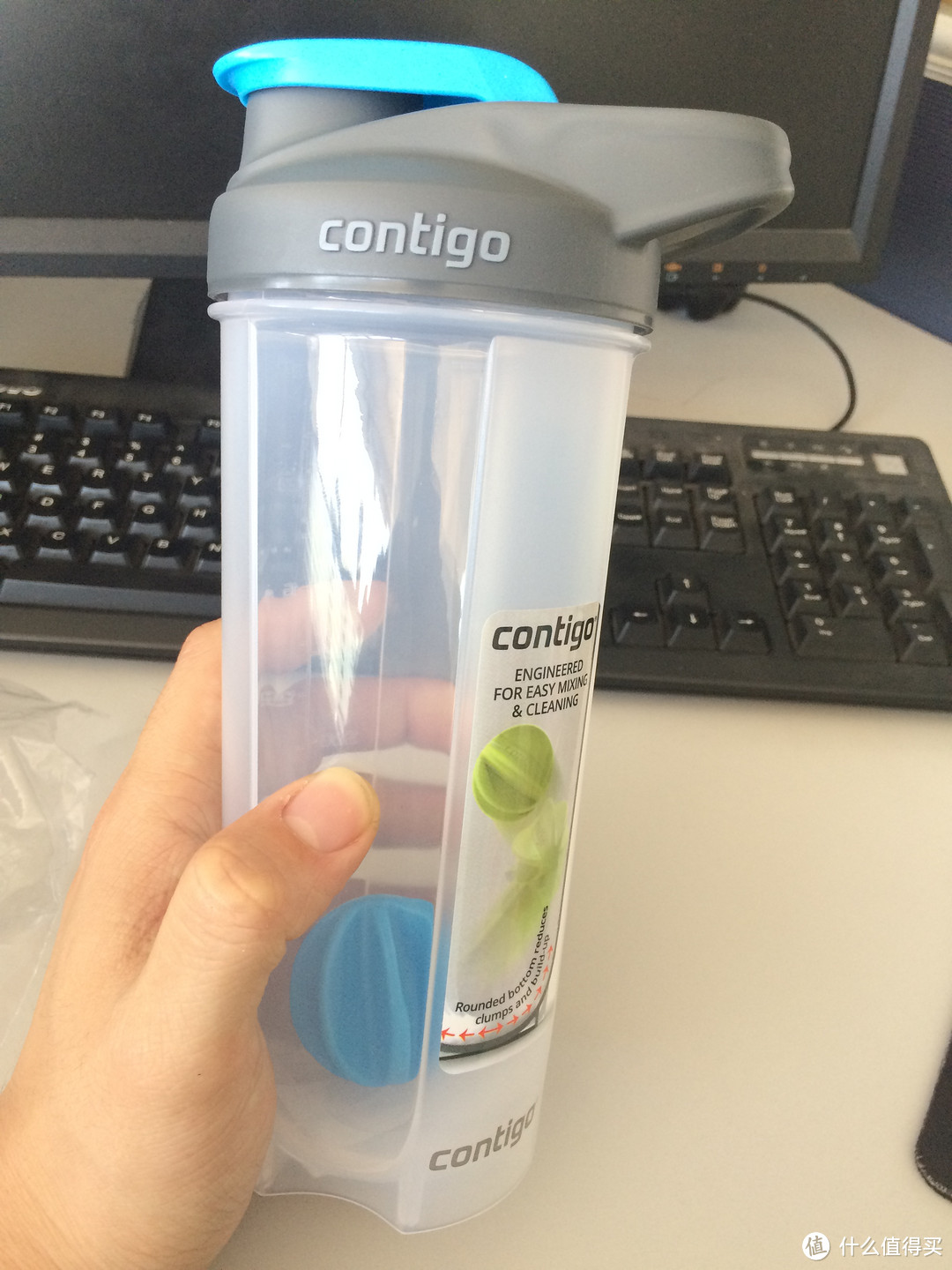 Contigo 康迪克 Shake and Go Fit Mixer Bottle 运动摇摇杯 到手分享