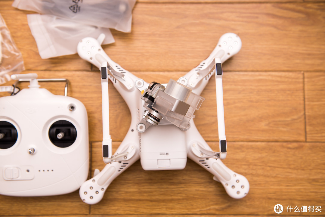 开箱试拍：DJI 大疆 精灵 Phantom 3 S 航拍器无人机 内有视频！