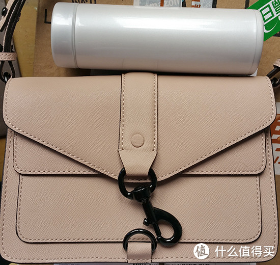 REBECCAMINKOFF Hudson Moto Mini 女士真皮斜挎包 拿铁色 晒单