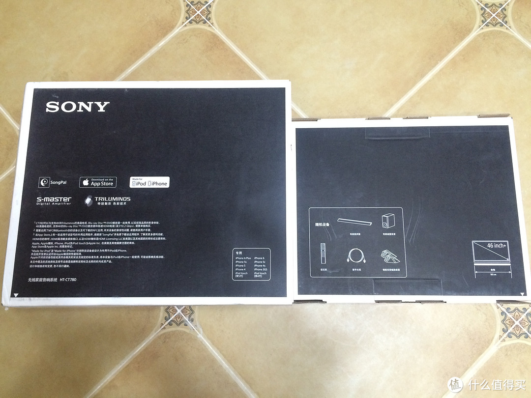 #本站首晒# SONY 索尼 HT-CT780 2.1声道 回音壁蓝牙音响