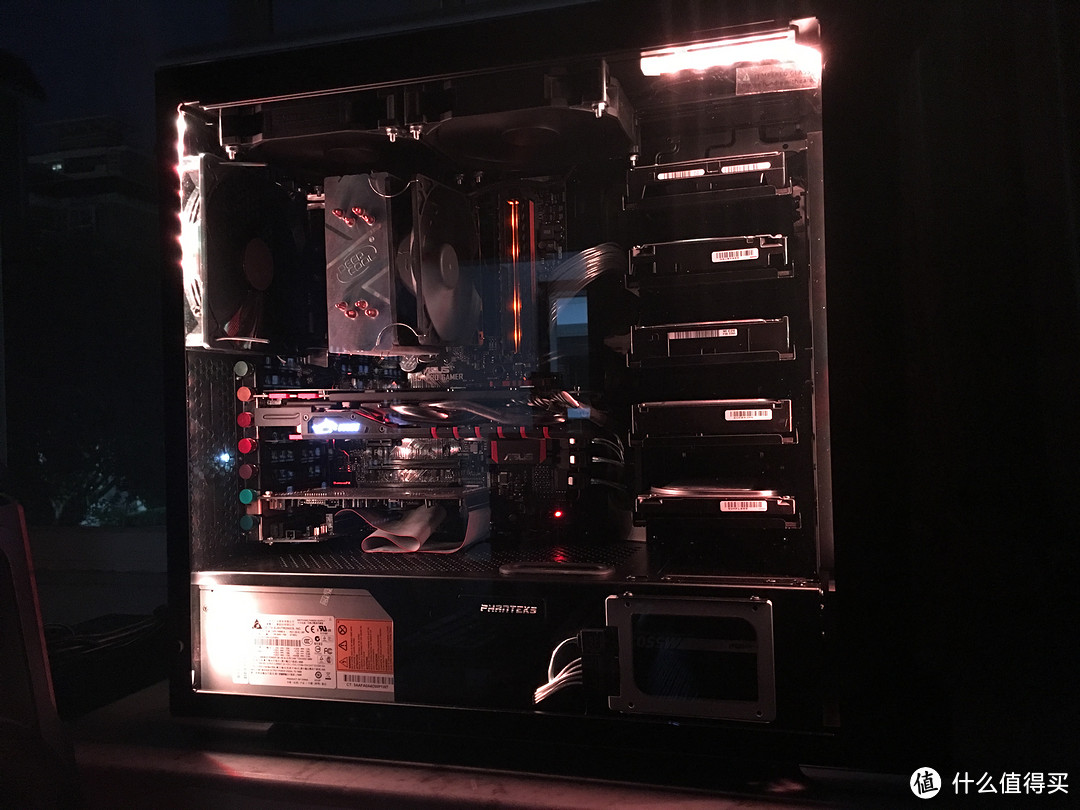 PHANTEKS 追风者 PK-515E 双面钢化玻璃版本 主机箱