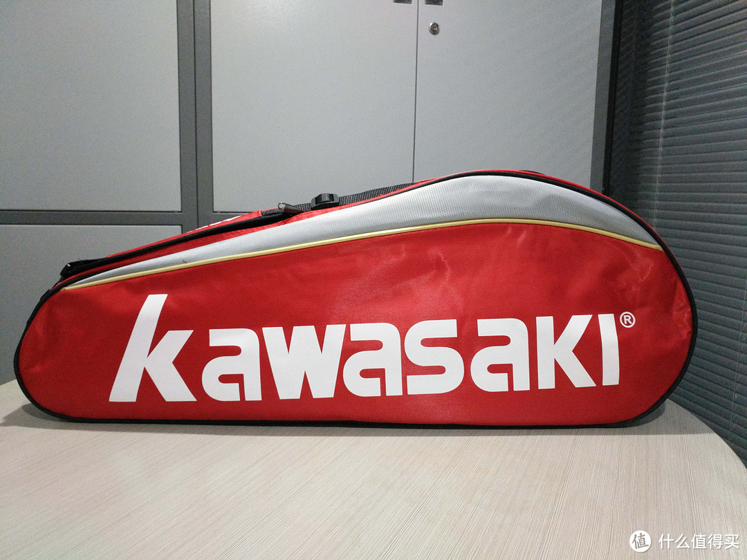 #本站首晒# 羽毛球拍和鞋也需要一个温馨的家——川崎羽毛球包