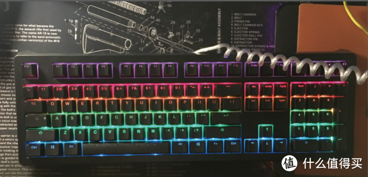 K70RGB银轴简易开箱及游戏轴对比