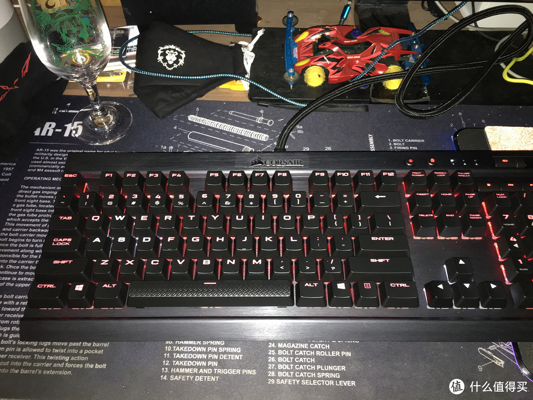 K70RGB银轴简易开箱及游戏轴对比