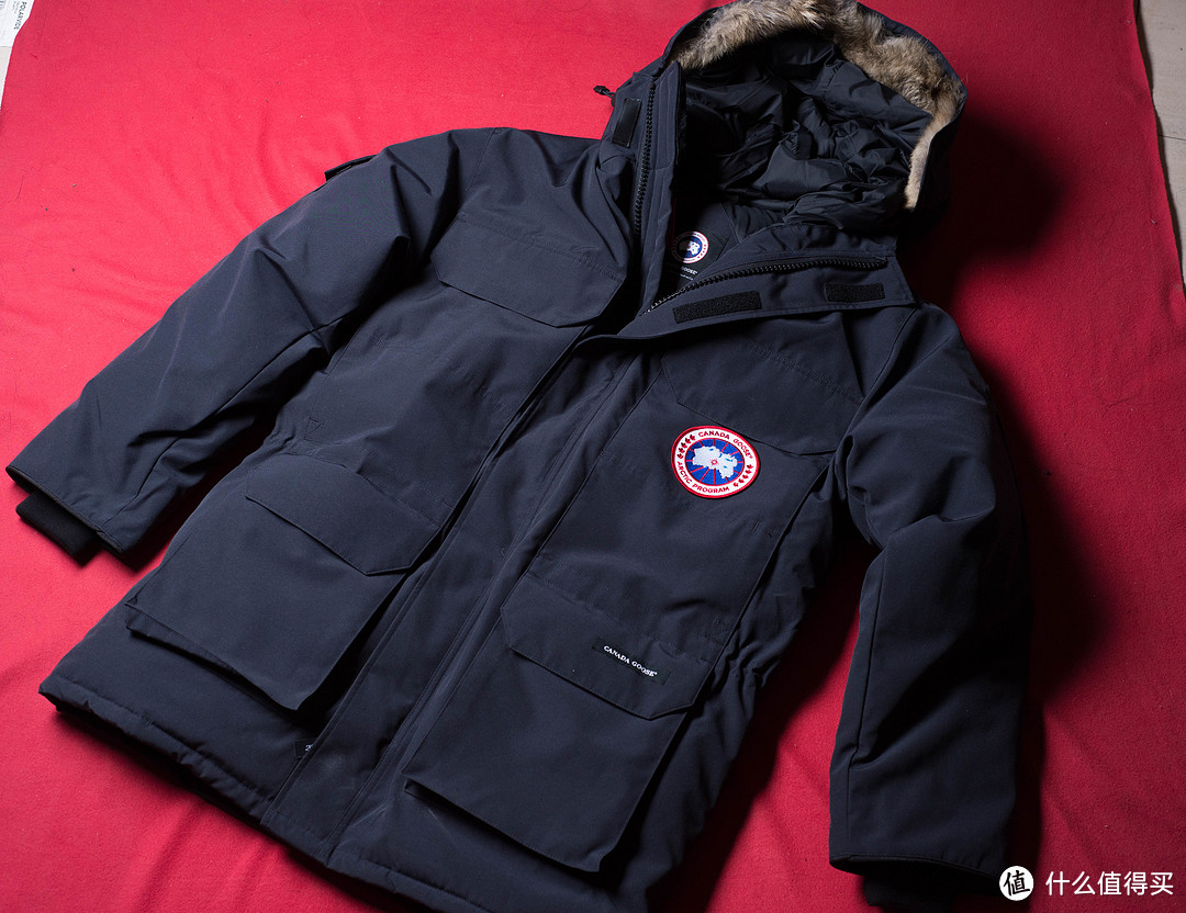 晒单：男款Canada Goose Expedition parka XS NAVY  羽绒服