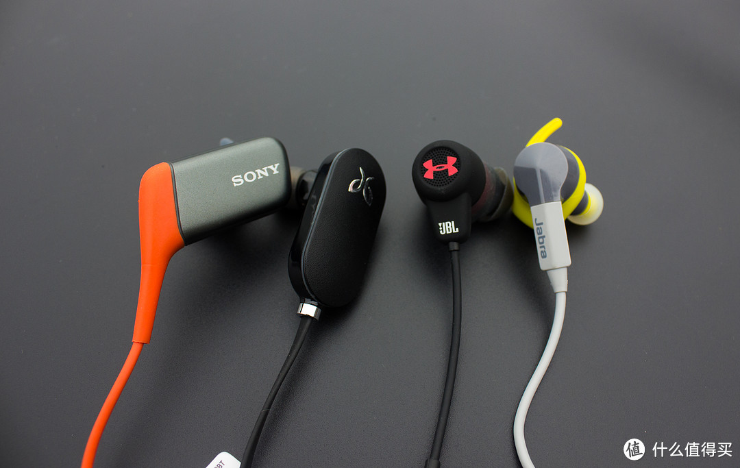 运动蓝牙耳机篇（Jabra Sport Coach，JBL&UA，SONY MDRAS600BT，jaybird JF3，酷我K1）