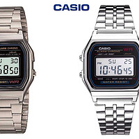 爸爸年轻时好像也戴过：CASIO 卡西欧 A158WA-1JF 复古电子表