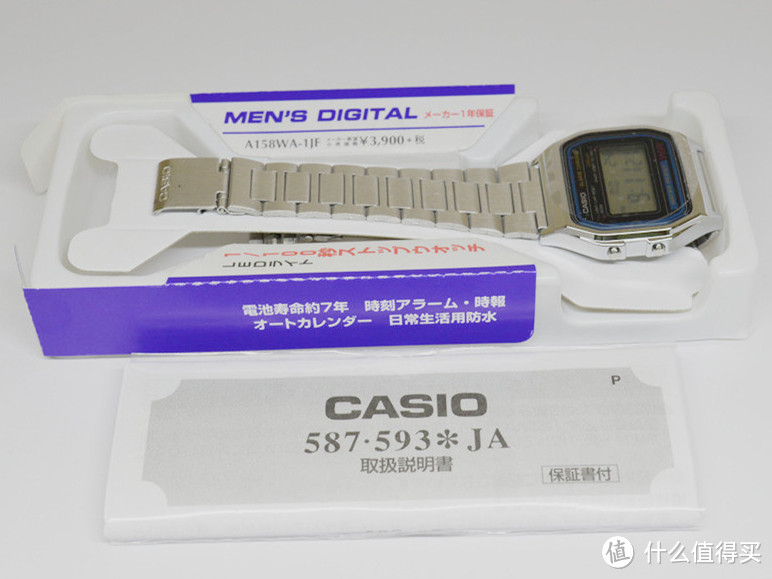 爸爸年轻时好像也戴过：CASIO 卡西欧 A158WA-1JF 复古电子表