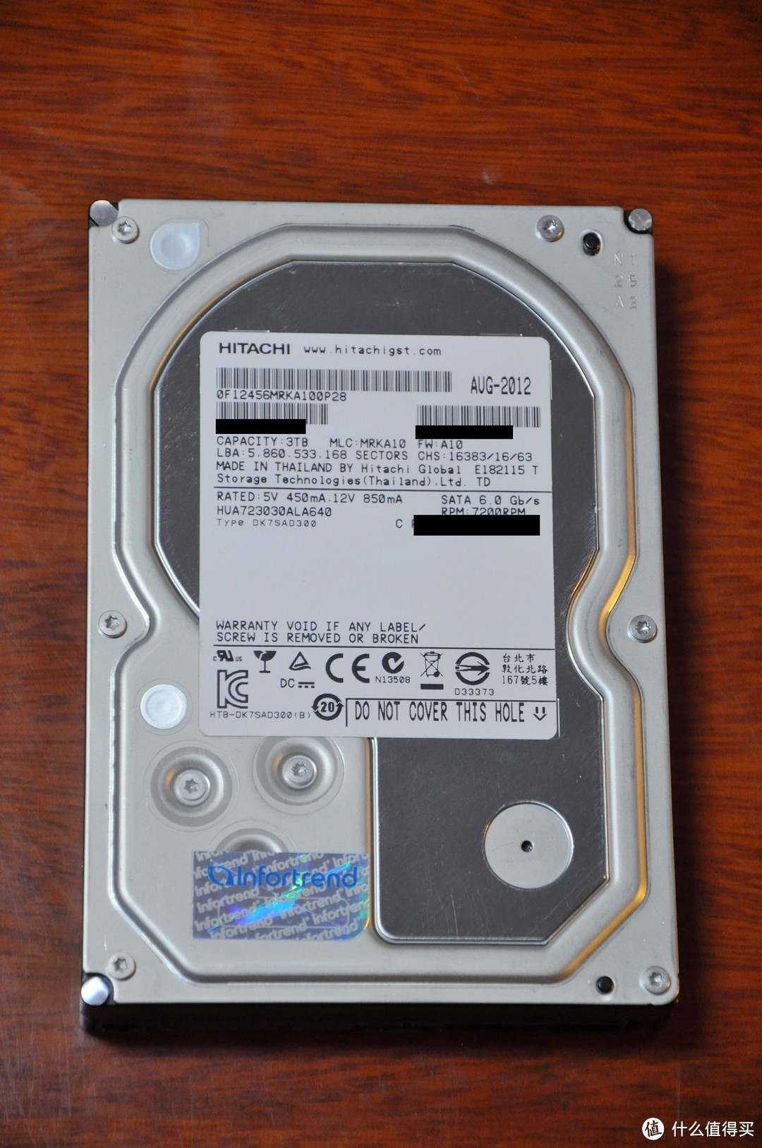 #本站首晒# HGST 日立 3TB 企业级硬盘