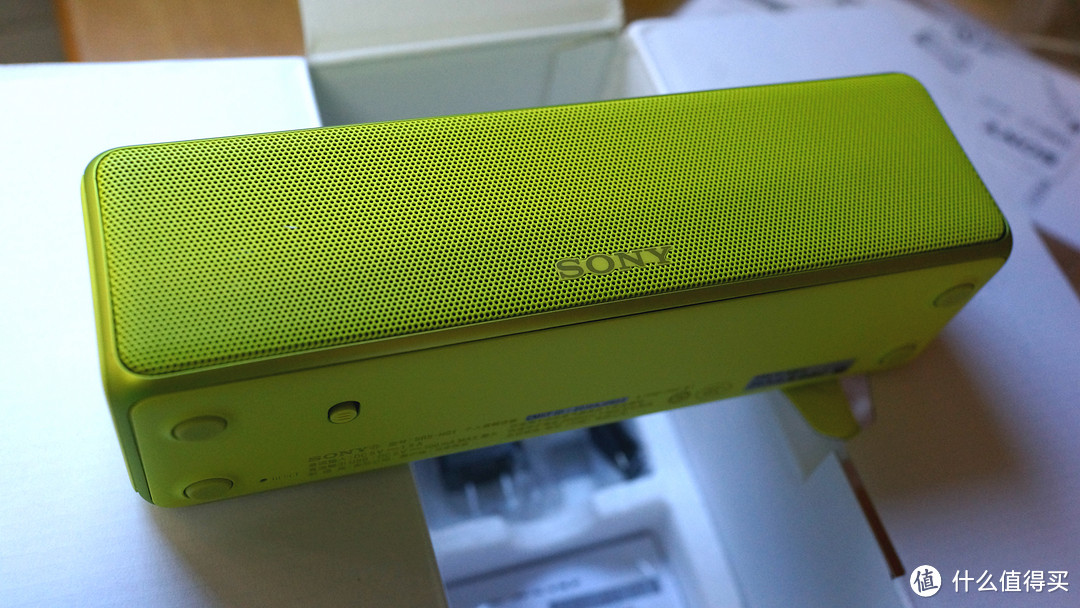 SONY 索尼 SRS-HG1 蓝牙音响 柠檬黄（浅绿？） 开箱