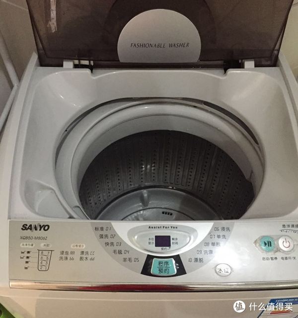 生活大清理之波轮洗衣机SANYO 三洋 M806 洗衣机 洗泥记