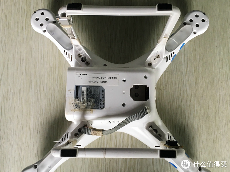 DJI 大疆 飞翔之精灵2 Phantom 2四轴飞行器维修换壳记