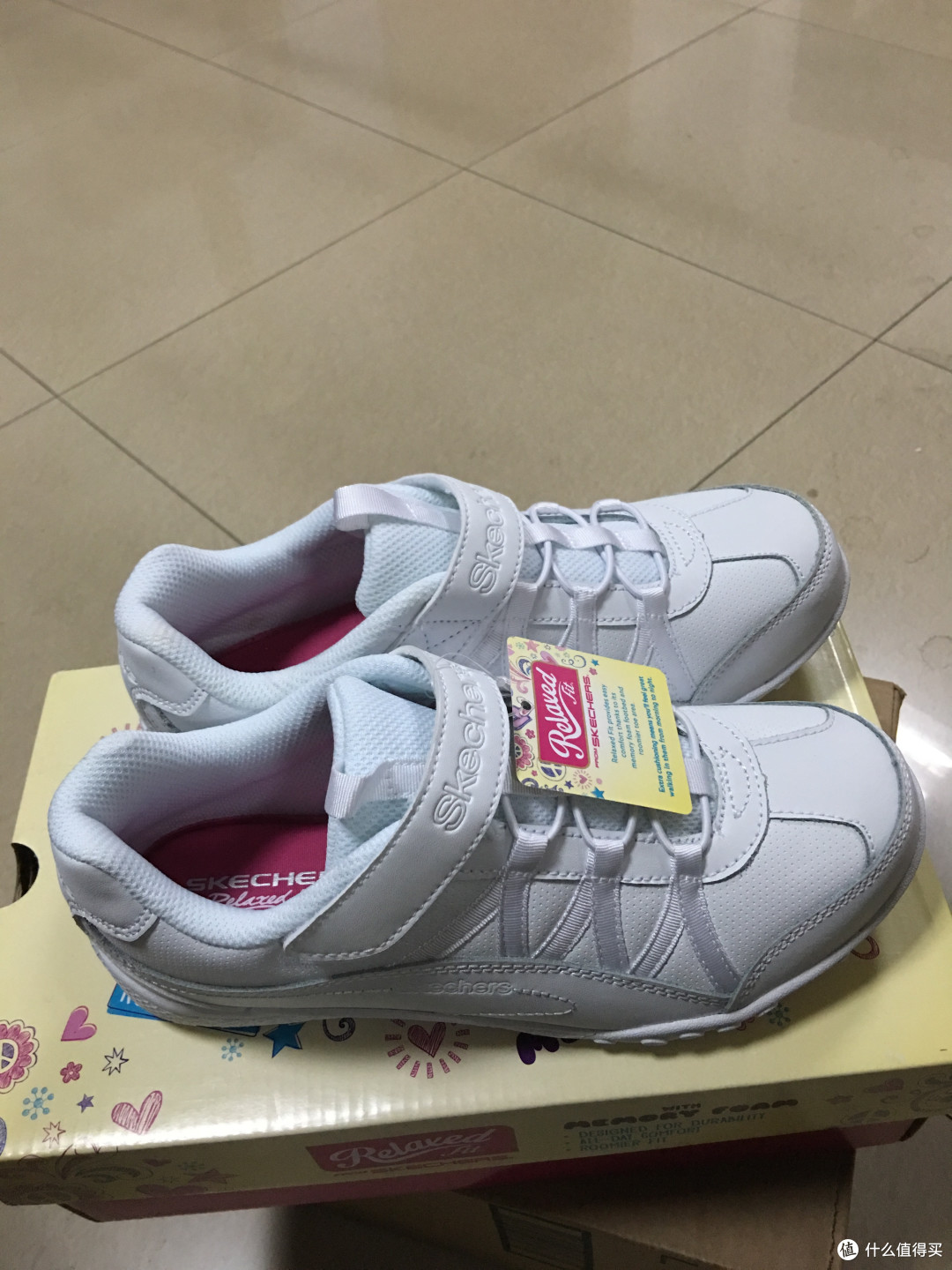 我买了小白鞋,不是为了跟随潮流!Skechers Kids Sweet Kicks 童鞋