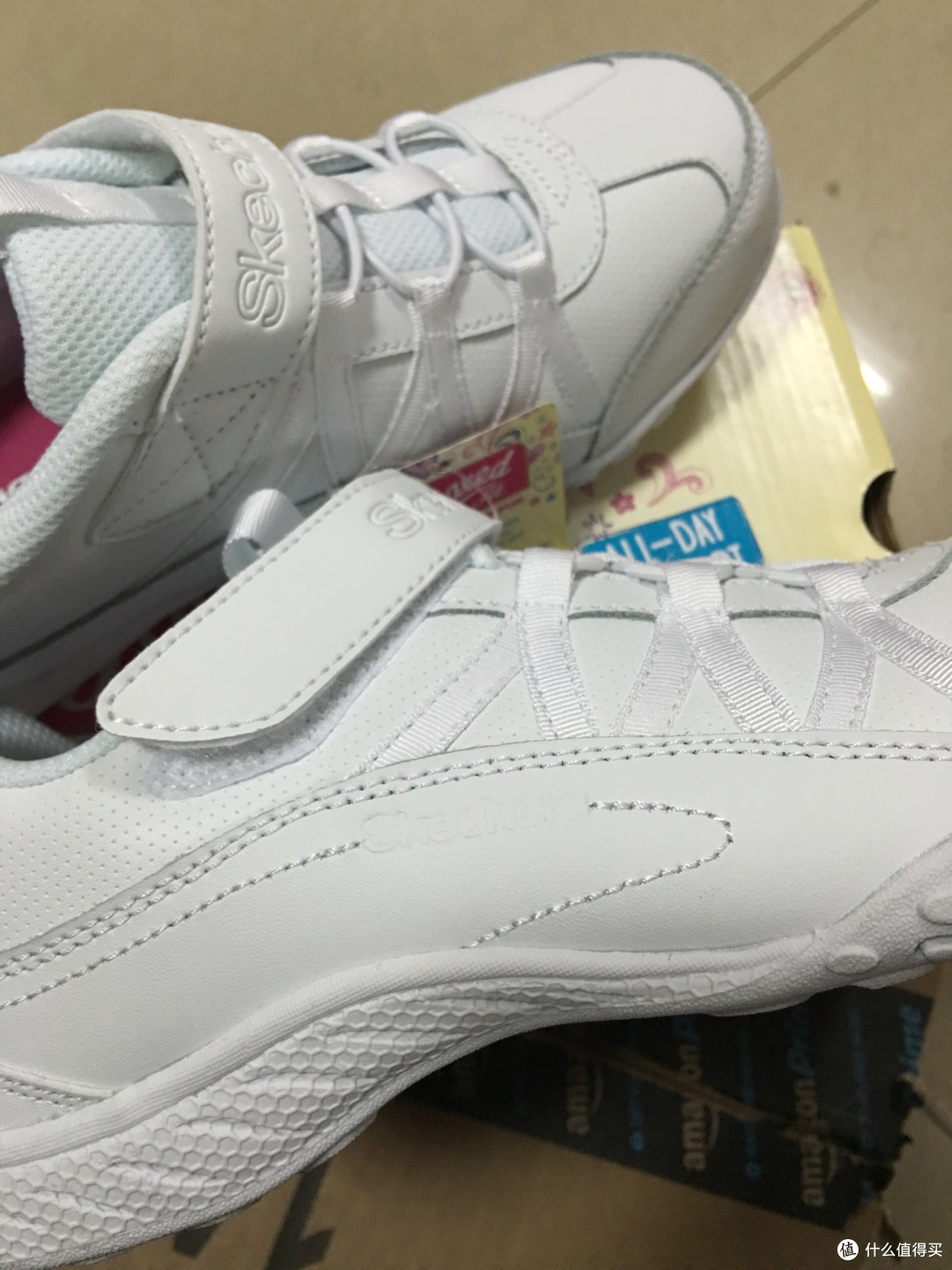 我买了小白鞋,不是为了跟随潮流!Skechers Kids Sweet Kicks 童鞋