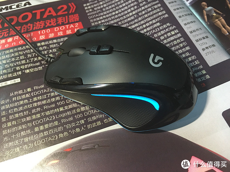 太强大，感觉用不上：回归原始，Logitech 罗技 G300s 游戏光电鼠标