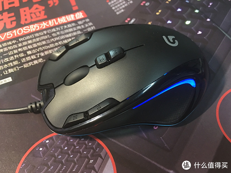 太强大，感觉用不上：回归原始，Logitech 罗技 G300s 游戏光电鼠标