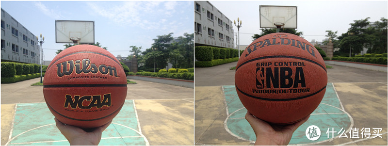 性价谁更值得买？！Wilson 威尔胜 NCAA 0730 solution PU复刻版篮球 VS Spalding 斯伯丁 74-604Y掌控