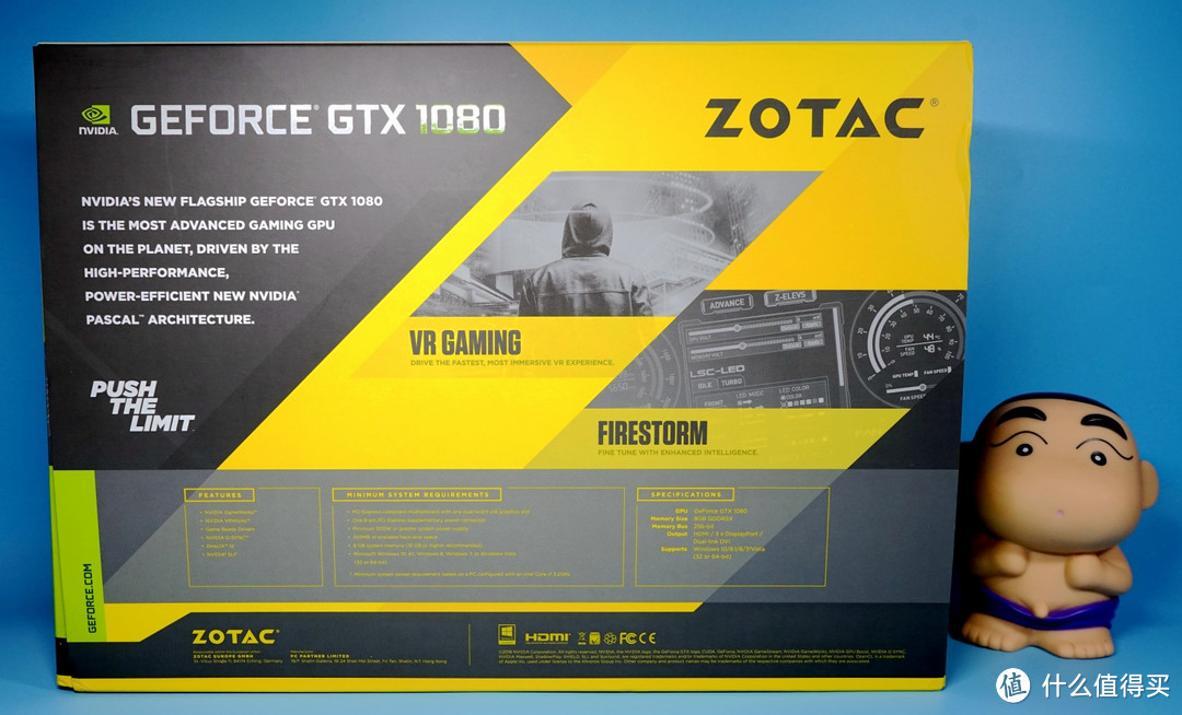 风冷超频破2.1G——ZOTAC 索泰 GTX 1080显卡 开箱、超频、详测