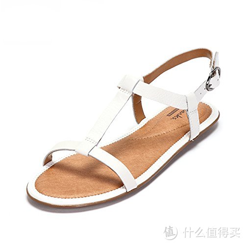 来自英亚的clarks Risi Hop 平底轻便T字带凉鞋