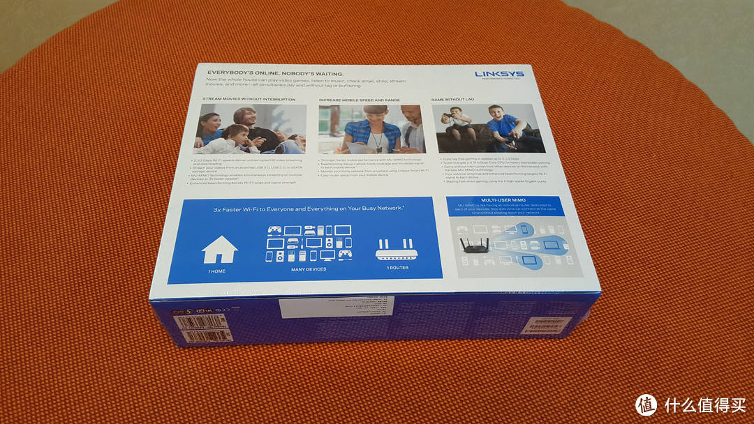 LINKSYS AC2600 EA8500 MU-MIMO Wave 2 旗舰无线路由