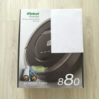 iRobot Roomba 880 扫地机器人外观展示(充电底座|遥控器|说明书|屏幕|集尘盒)