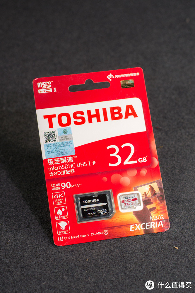 新版TOSHIBA 东芝 32G TF储存卡   包装