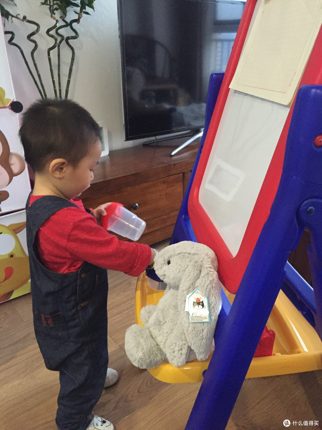 #原创新人# #宝贝计划#给娃的儿童节礼物：绘儿乐画架、jellycat、艾娜骑士睡袋