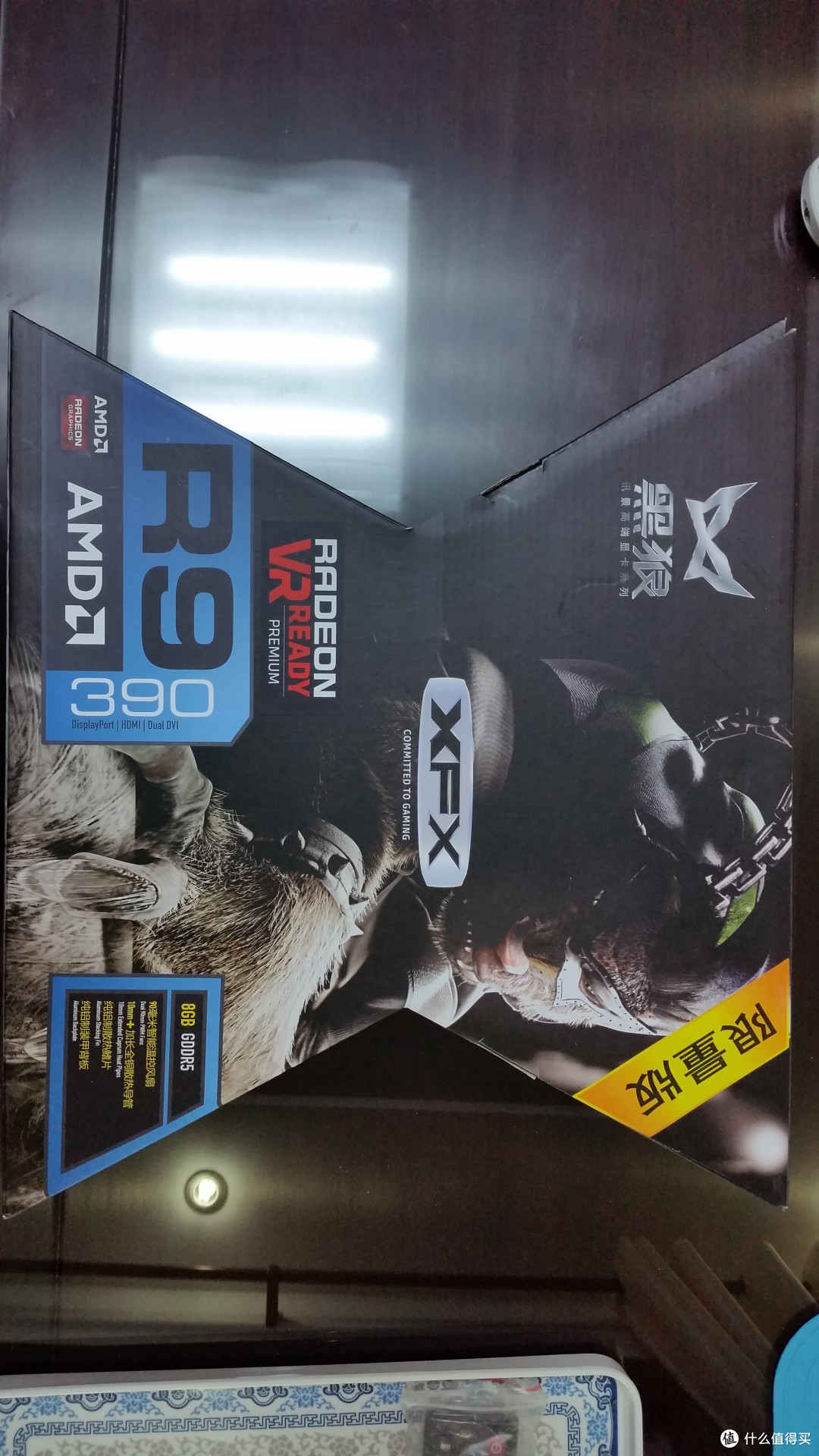 #原创新人# XFX 讯景 R9390 8G限量版显卡一键开核版—开箱评测一键BOOM