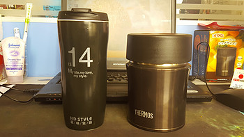 THERMOS 膳魔师 JBM-500-BK 黑色(人工加粗)高真空不锈钢焖烧罐开箱