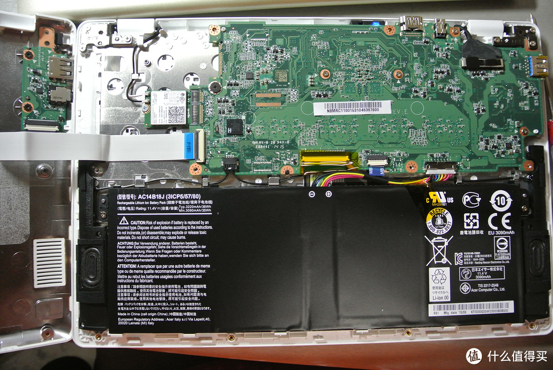 宏碁 Chromebook-CB3-111-C670笔记本电脑 拆机