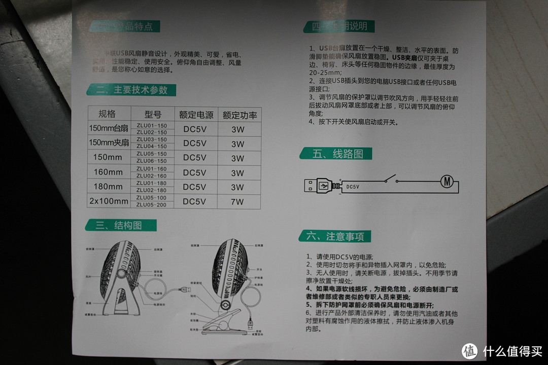 夏天到了、风起来！—— ZOLEE 中联 7寸USB风扇 开箱
