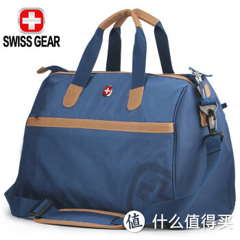 拎了包包去培训：SWISSGEAR 瑞士军刀 旅行包 男士休闲出差单肩包 蓝色 测评