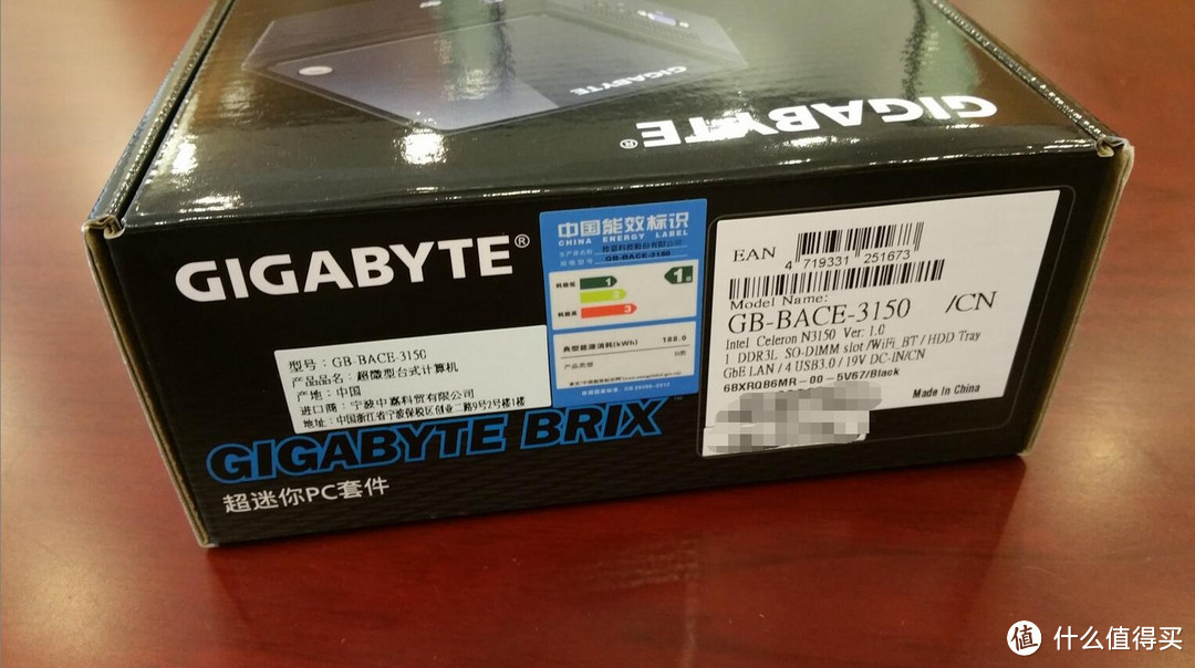 轻度使用足矣——GIGABYTE 技嘉 GB-BACE-3150 Brix 迷你PC