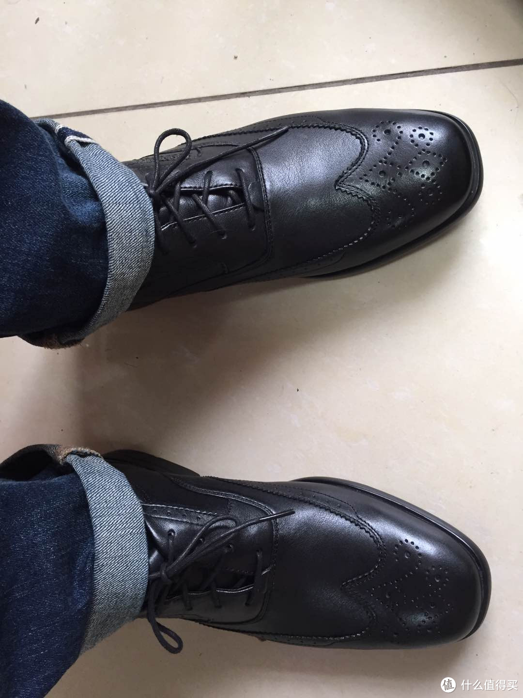 【记第一次海淘】Rockport 乐步 Wingtip Men's Brogue 男士皮鞋