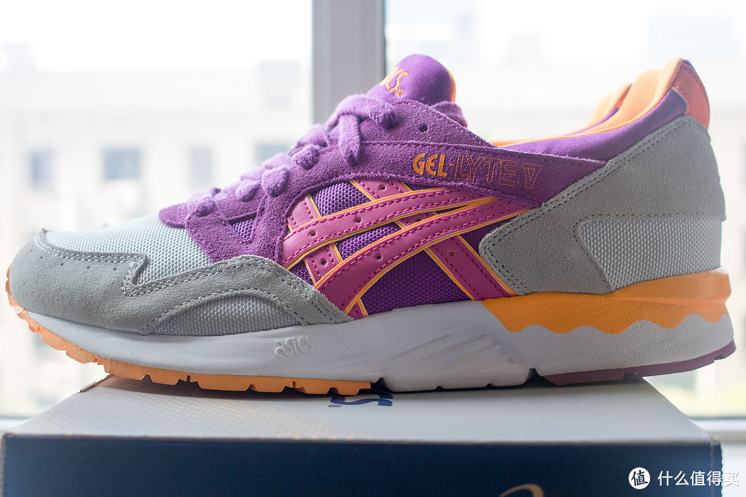 #原创新人# 你们要的亮骚配色来了！ASICS 亚瑟士 GEL-Lyte V 复古跑鞋