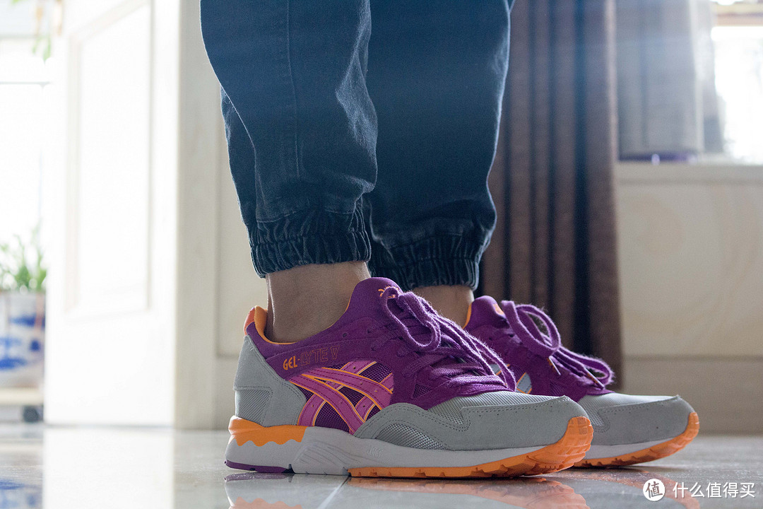 #原创新人# 你们要的亮骚配色来了！ASICS 亚瑟士 GEL-Lyte V 复古跑鞋