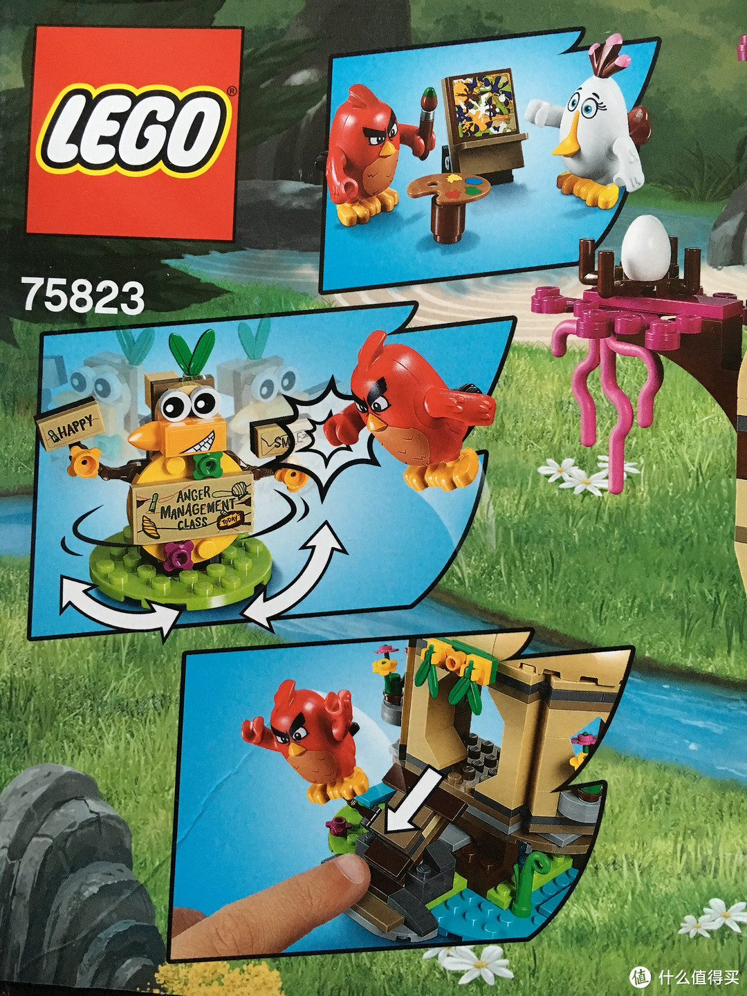 我是愤怒-LEGO 乐高 75823 Angry Birds系列 百鸟岛鸟蛋劫案众测体验
