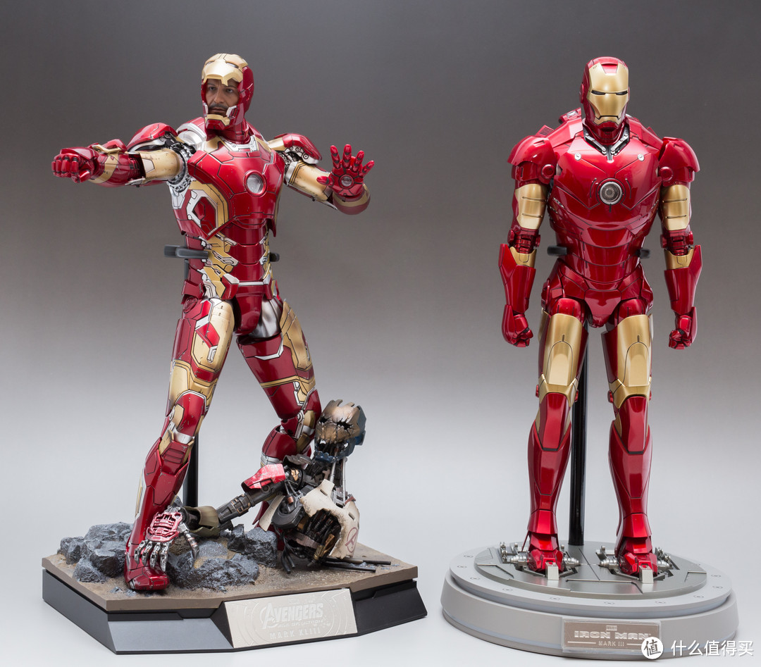 God bless Iron Man！Hottoys 合金版钢铁侠战衣