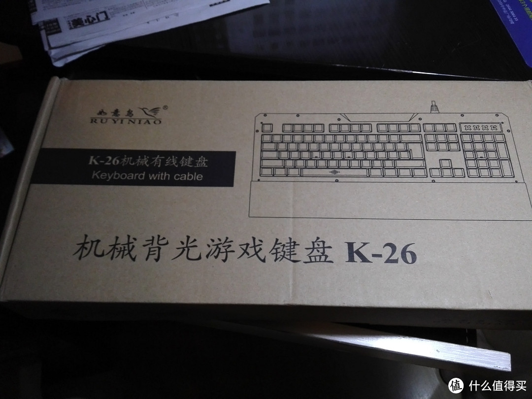 百元104键机械键盘：如意鸟 K26