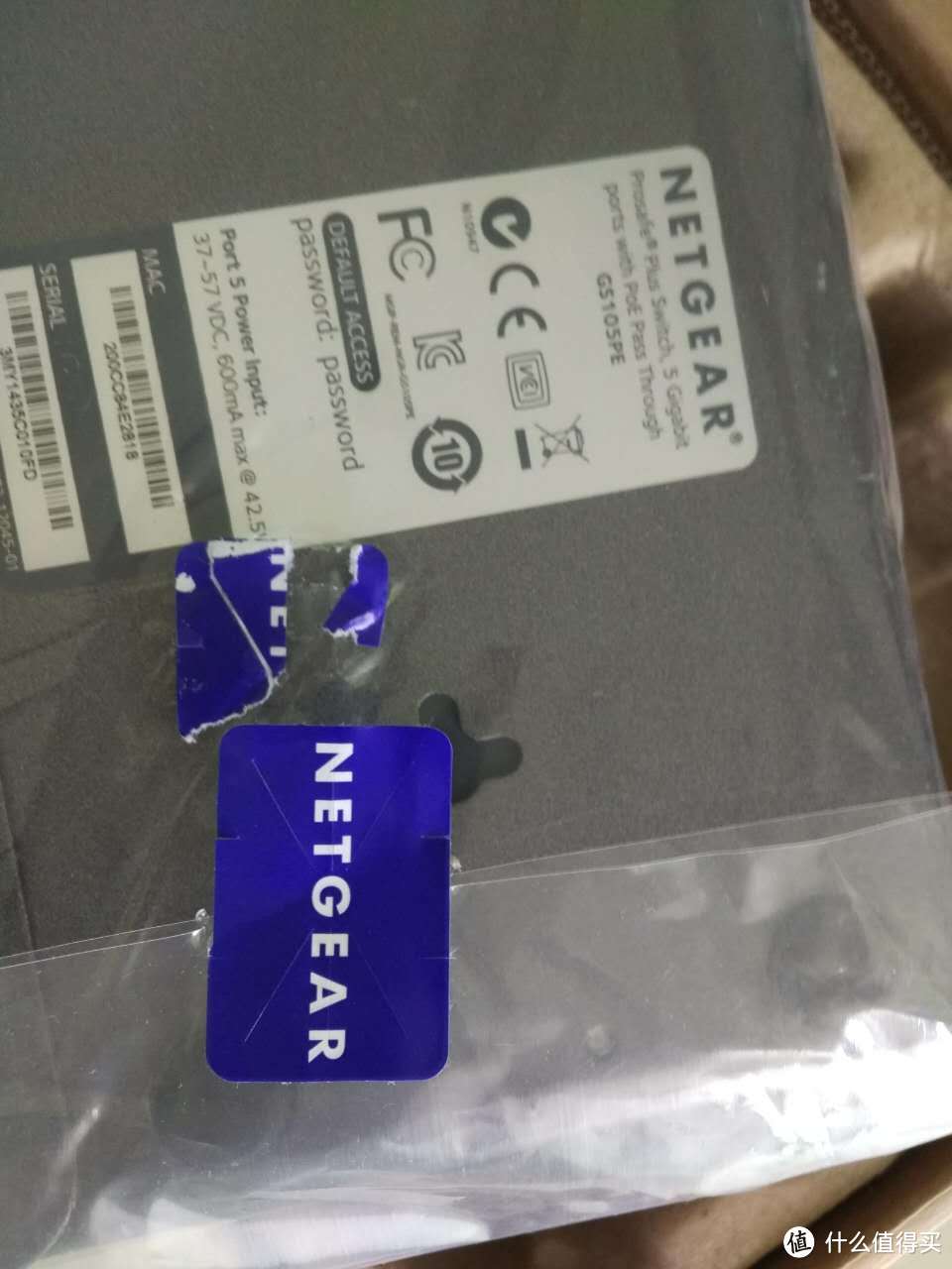 从坑里爬出来分享—NETGEAR 美国网件 GS105PE 千兆POE交换机开箱作业