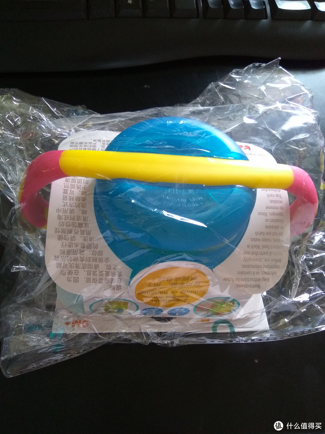 儿童节的礼物，大妈家第一次的礼品兑换：Fisher Price 费雪餐具 婴幼儿 训练碗