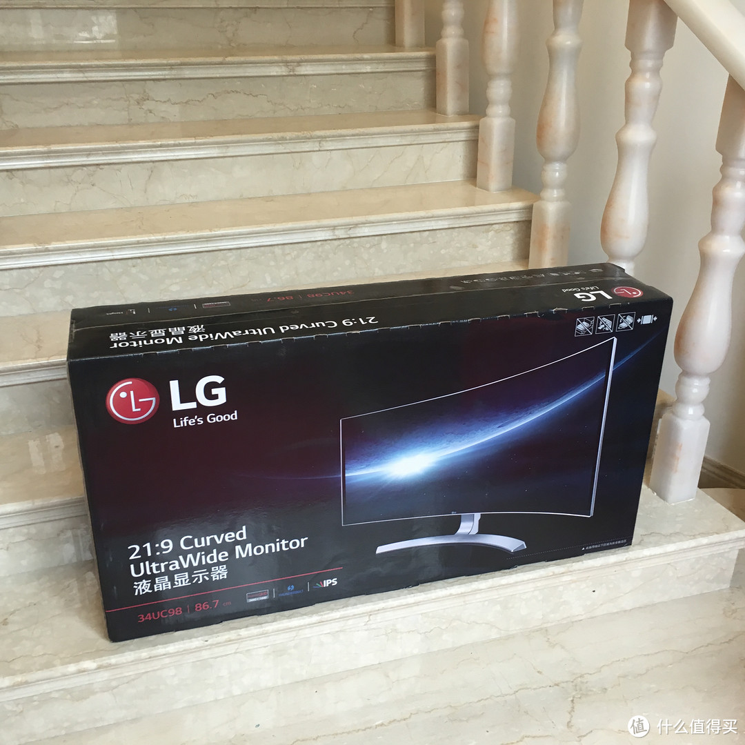 为你变弯入 LG-34UC98 曲面显示器 开箱