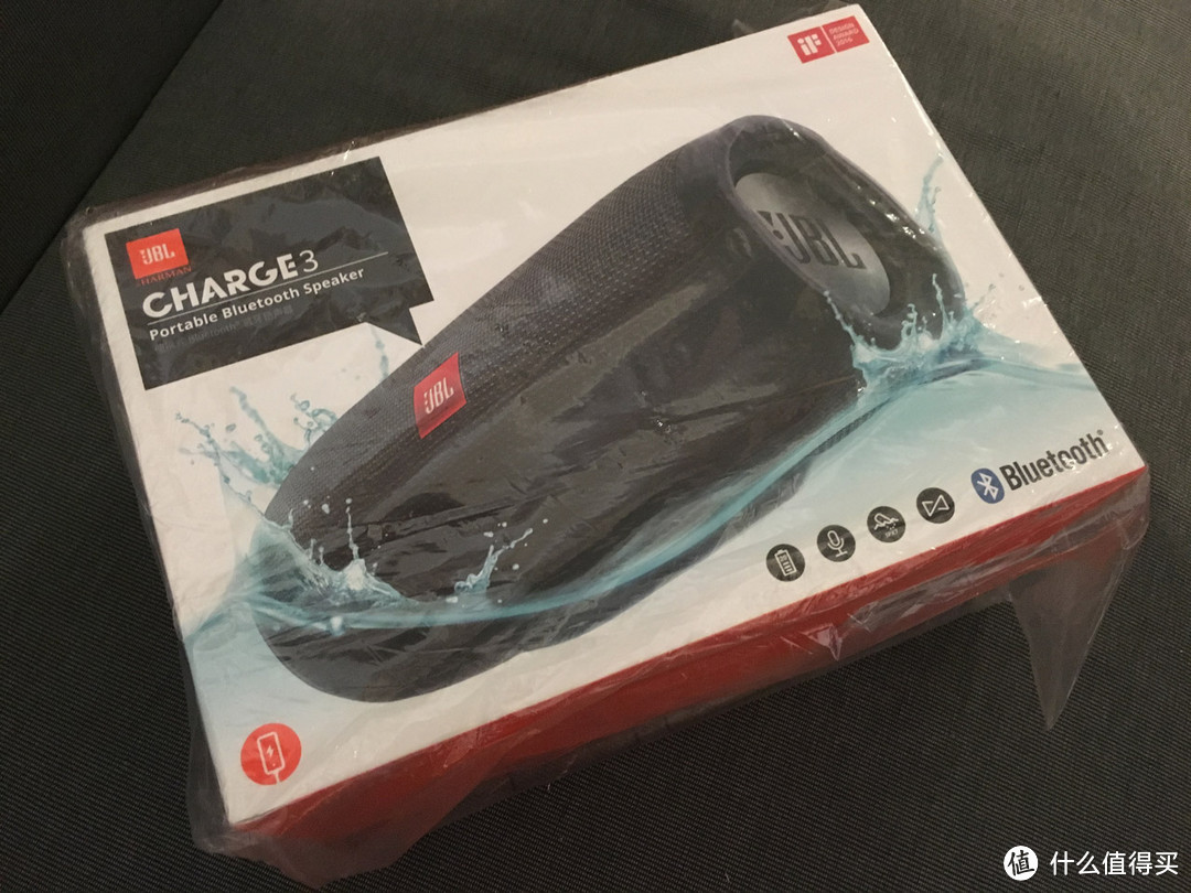 JBL Charge3 无线音箱 入手开箱体验