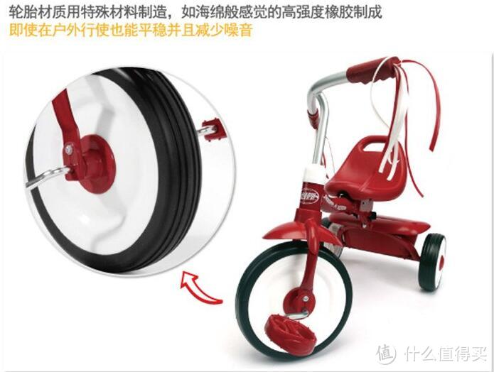 Radio Flyer 雷德福来尔 粉色折叠式三轮车 晒单